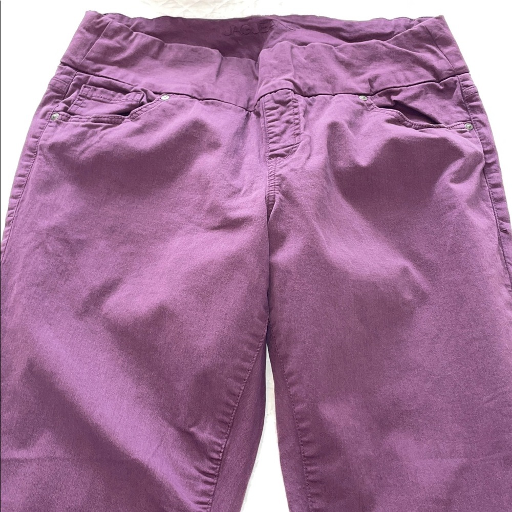 Jag Jeans Women's Rich Purple Straight Leg Jeans. High Rise. Stretch. Size 16/33